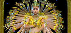[Asian dance with 1000 hands]
